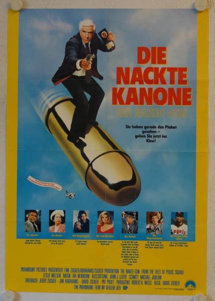 The Naked Gun original release german movie poster